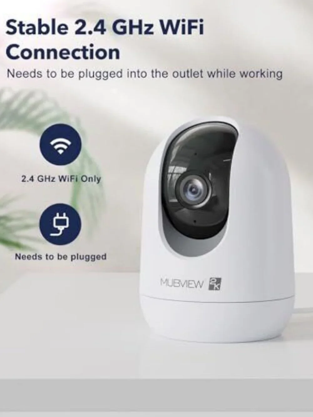 Indoor Security Camera 2K, Pet Camera with Phone App, WiFi Cameras for Home S...